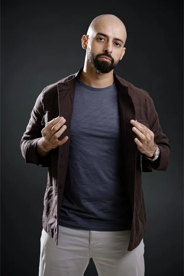 Retouched studio portrait for the campaign