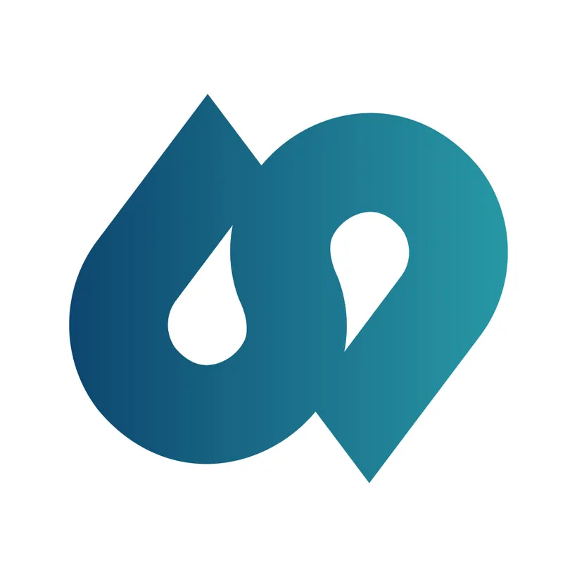 The Streamline logo — two water drops forming a continuous flow
